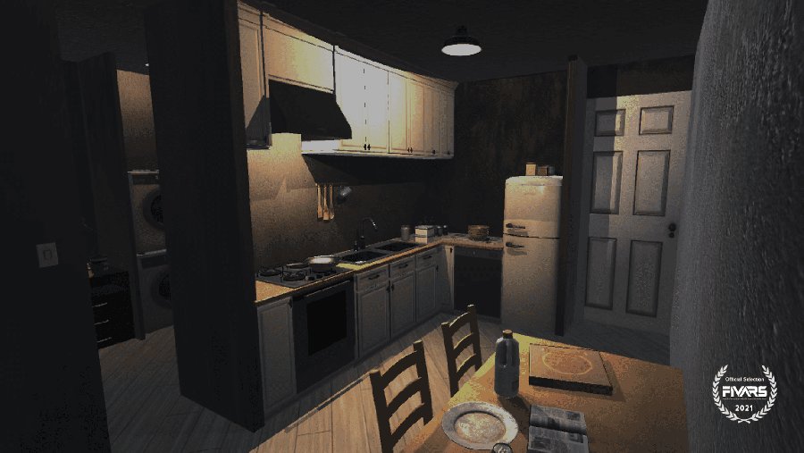 Confusion and Life — a virtual reconstruction of the artist's Ottawa apartment used as a VR storytelling set
