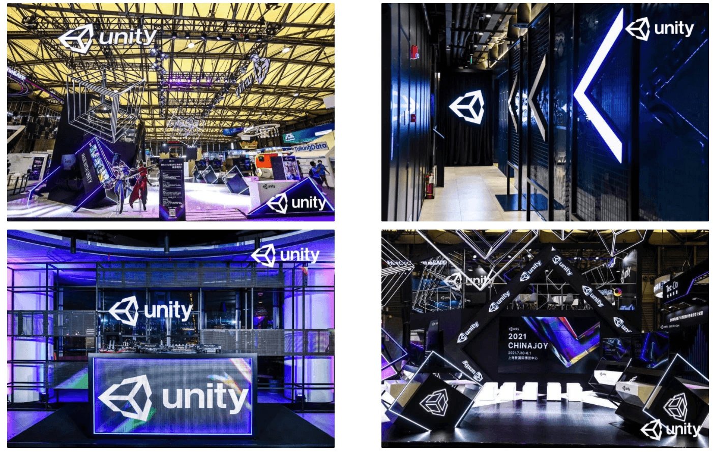 Unity campaign booth at ChinaJoy, Shanghai